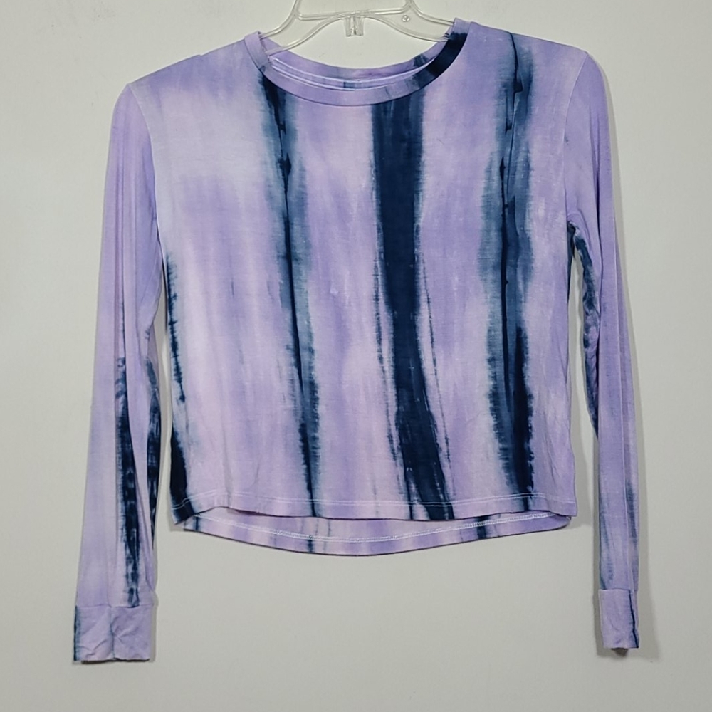 American Eagle Seriously Soft Tie Die Crop Top